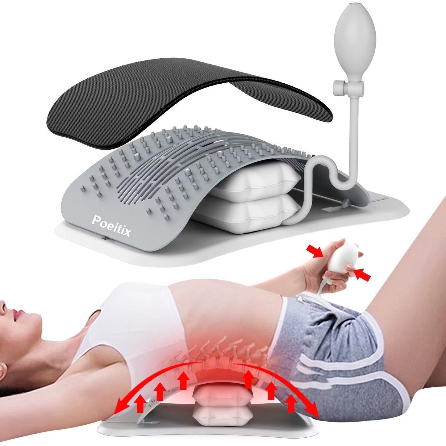 Back Stretcher for Lower Back Pain Relief