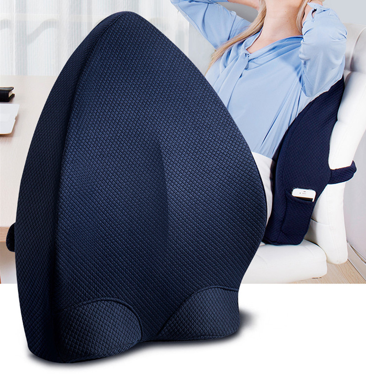 Memory Foam Lumbar Support Cushion for Office & Car