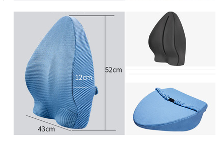 Memory Foam Lumbar Support Cushion for Office & Car