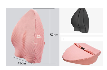 Memory Foam Lumbar Support Cushion for Office & Car